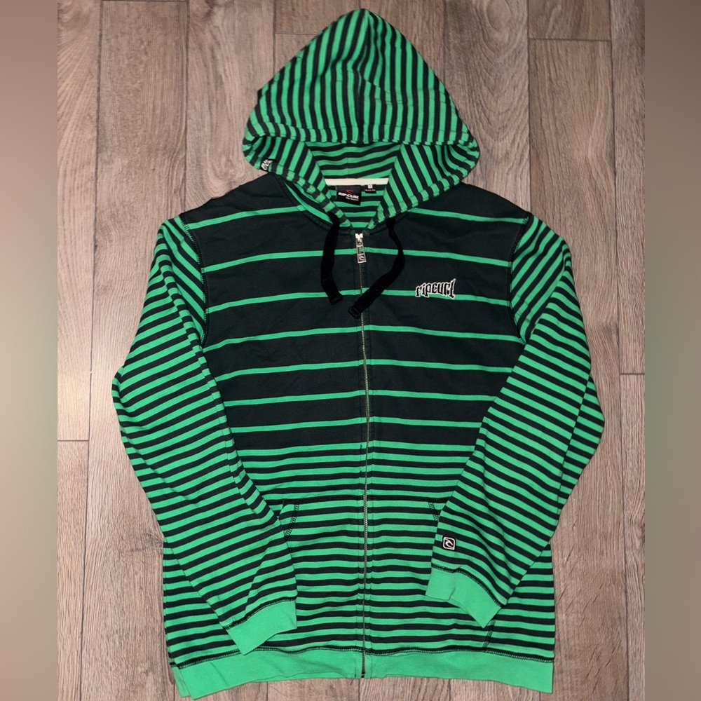 Ripcurl vintage Y2K Striped Hoodie
